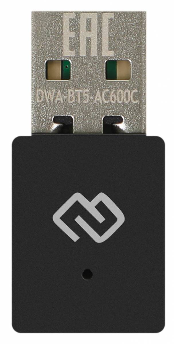 Сетевой адаптер Wi-Fi + Bluetooth Digma DWA-BT5-AC600C — для бизнеса и офиса Сетевой адаптер Wi-Fi + Bluetooth Digma DWA-BT5-AC600C — для бизнеса и офиса