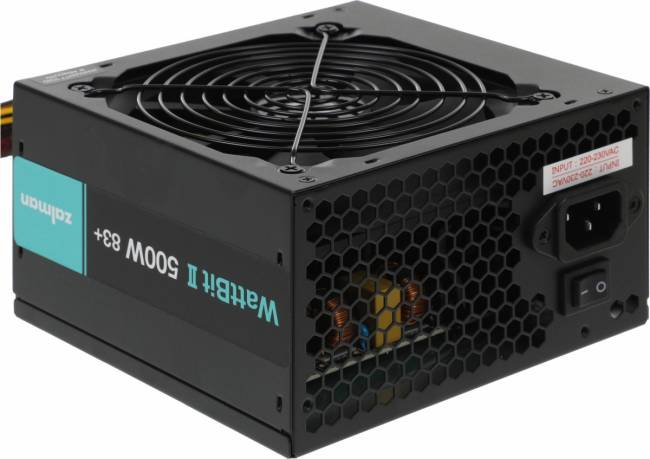 Блок питания Zalman ZM500-XEII — для бизнеса и офиса Блок питания Zalman ZM500-XEII — для бизнеса и офиса