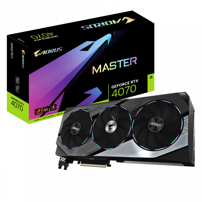 Видеокарта Gigabyte GV-N4070AORUS M-12GD — для бизнеса и офиса Видеокарта Gigabyte GV-N4070AORUS M-12GD — для бизнеса и офиса