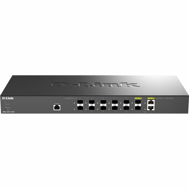 Коммутатор D-Link DXS-1210-12SC/B1A — для бизнеса и офиса Коммутатор D-Link DXS-1210-12SC/B1A — для бизнеса и офиса