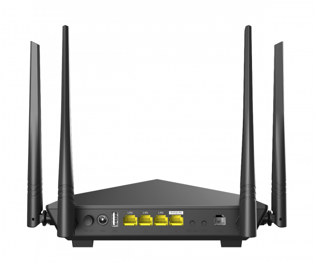 Гигабитный модем-маршрутизатор AX1500 Wi-Fi 6 Tenda V15 — для бизнеса и офиса Гигабитный модем-маршрутизатор AX1500 Wi-Fi 6 Tenda V15 — для бизнеса и офиса