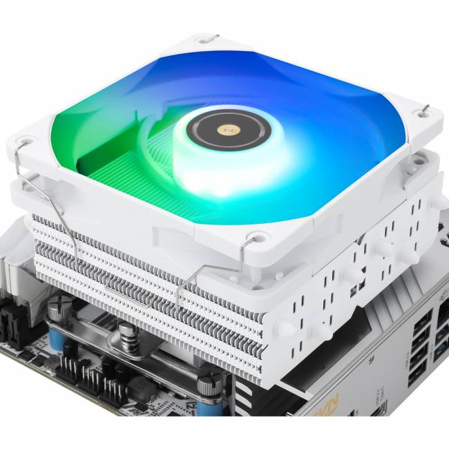 Кулер для процессора Thermalright SI-100-WH-ARGB — для бизнеса и офиса Кулер для процессора Thermalright SI-100-WH-ARGB — для бизнеса и офиса