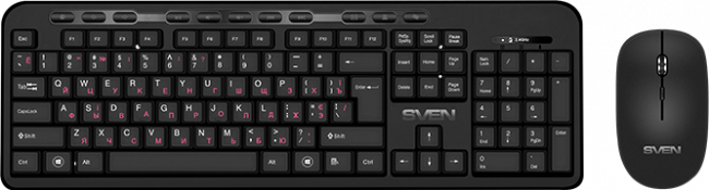 Беспроводной набор клавиатура+мышь SVEN KB-C3200W Sven KB-C3200W — для бизнеса и офиса Беспроводной набор клавиатура+мышь SVEN KB-C3200W Sven KB-C3200W — для бизнеса и офиса