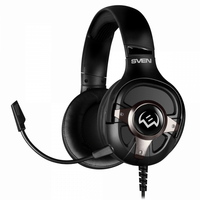 Игровые наушники с микрофоном SVEN AP-U1100MV, черный (USB, RGB, 7.1) SVEN AP-U1100MV SV-020828 — для бизнеса и офиса Игровые наушники с микрофоном SVEN AP-U1100MV, черный (USB, RGB, 7.1) SVEN AP-U1100MV SV-020828 — для бизнеса и офиса