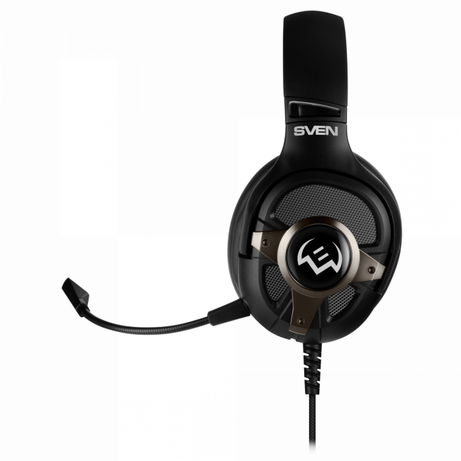 Игровые наушники с микрофоном SVEN AP-U1100MV, черный (USB, RGB, 7.1) SVEN AP-U1100MV SV-020828 — для бизнеса и офиса Игровые наушники с микрофоном SVEN AP-U1100MV, черный (USB, RGB, 7.1) SVEN AP-U1100MV SV-020828 — для бизнеса и офиса