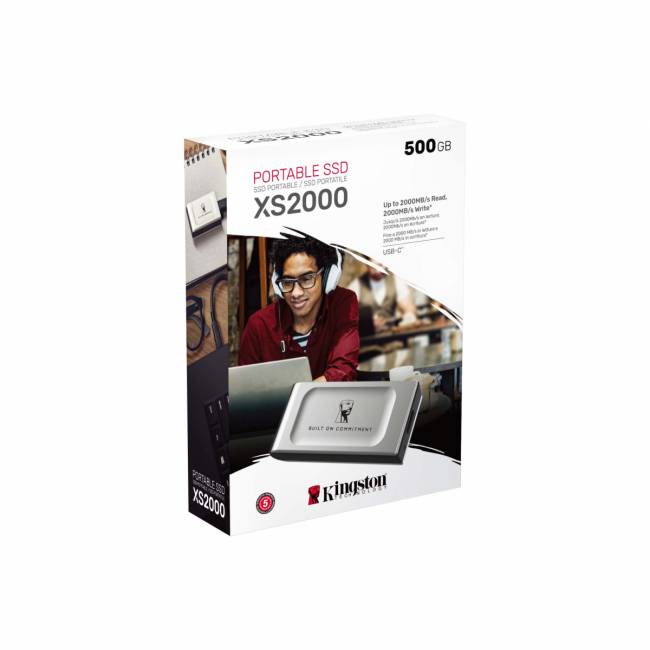 Твердотельный накопитель Kingston External SSD XS2000 BOC 500GB (SXS2000/500GA) — для бизнеса и офиса Твердотельный накопитель Kingston External SSD XS2000 BOC 500GB (SXS2000/500GA) — для бизнеса и офиса