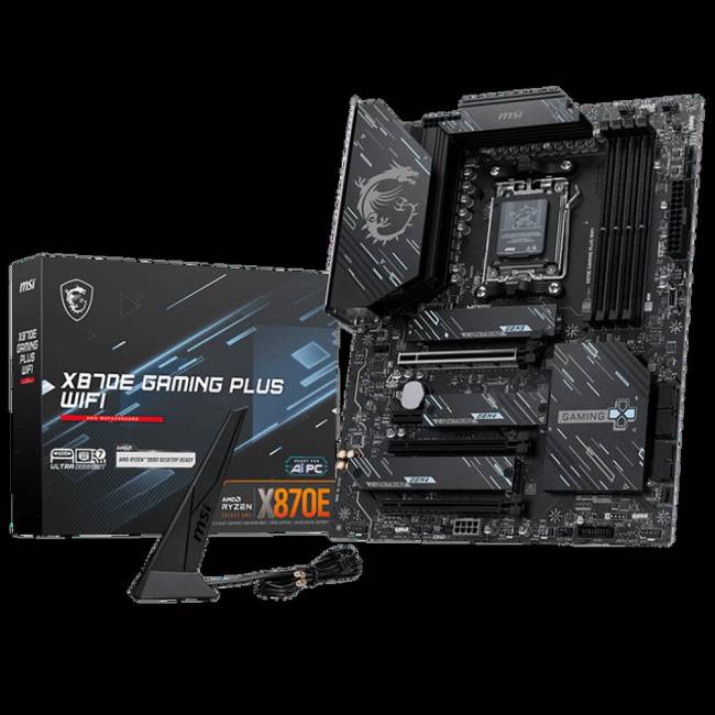 Материнская плата MSI X870E GAMING PLUS WIFI — для бизнеса и офиса Материнская плата MSI X870E GAMING PLUS WIFI — для бизнеса и офиса