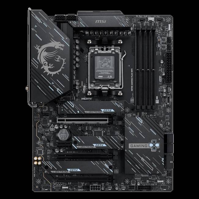 Материнская плата MSI X870E GAMING PLUS WIFI — для бизнеса и офиса Материнская плата MSI X870E GAMING PLUS WIFI — для бизнеса и офиса
