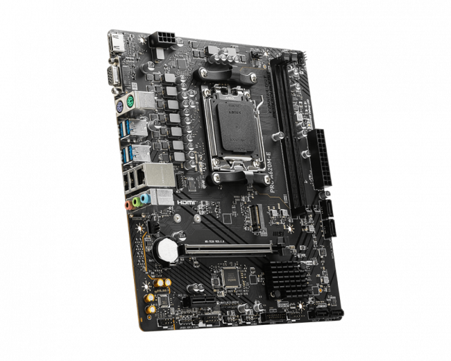 Материнская плата MSI PRO A620M-E — для бизнеса и офиса Материнская плата MSI PRO A620M-E — для бизнеса и офиса