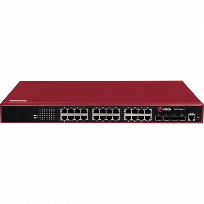 Коммутатор Qtech QSW-4610-28T-POE-AC — для бизнеса и офиса Коммутатор Qtech QSW-4610-28T-POE-AC — для бизнеса и офиса