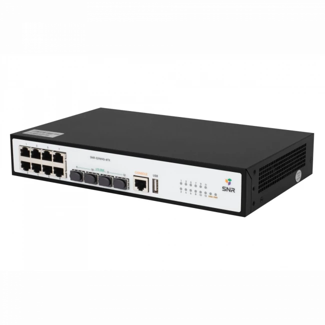 Коммутатор SNR SNR-S2989G-8TX — для бизнеса и офиса