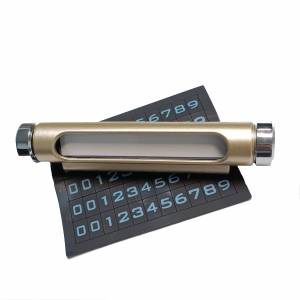Автовизитка TPCZ02 золотая