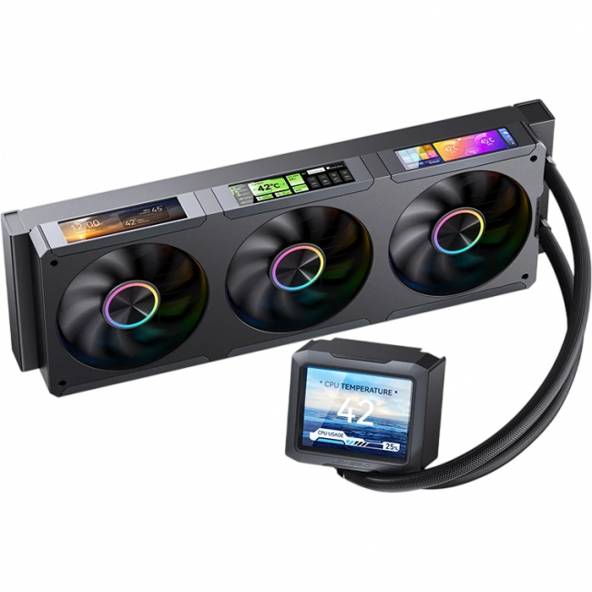 Система жидкостного охлаждения JONSBO TF3-360SCB Black — для бизнеса и офиса