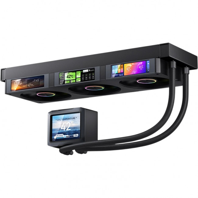 Система жидкостного охлаждения JONSBO TF3-360SCB Black — для бизнеса и офиса