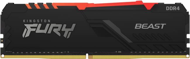 Память оперативная Kingston FURY Beast RGB KF437C19BB1A/16 — для бизнеса и офиса Память оперативная Kingston FURY Beast RGB KF437C19BB1A/16 — для бизнеса и офиса