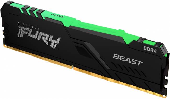 Память оперативная Kingston FURY Beast RGB KF437C19BB1A/16 — для бизнеса и офиса Память оперативная Kingston FURY Beast RGB KF437C19BB1A/16 — для бизнеса и офиса