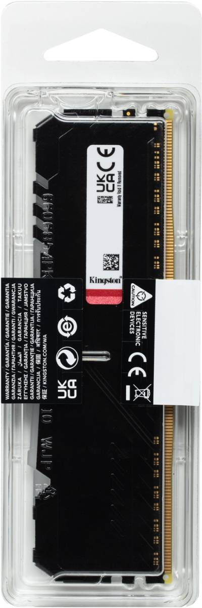Память оперативная Kingston FURY Beast RGB KF437C19BB1A/16 — для бизнеса и офиса Память оперативная Kingston FURY Beast RGB KF437C19BB1A/16 — для бизнеса и офиса