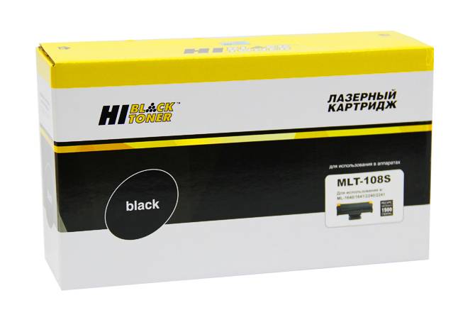 Картридж Hi-Black (HB-MLT-D108S) для Samsung ML-1640/1641/2240/2241, 1,5K — для бизнеса и офиса Картридж Hi-Black (HB-MLT-D108S) для Samsung ML-1640/1641/2240/2241, 1,5K — для бизнеса и офиса