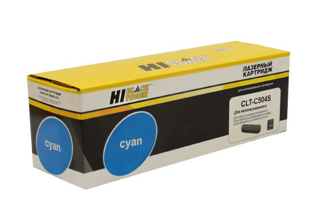 Картридж Hi-Black (HB-CLT-C504S) для Samsung CLP-415/470/475/CLX-4170/4195, C, 1,8K — для бизнеса и офиса