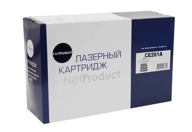 Картридж NetProduct (N-CE261A) для HP CLJ CP4025/4525, Восстановленный, C, 11K — для бизнеса и офиса Картридж NetProduct (N-CE261A) для HP CLJ CP4025/4525, Восстановленный, C, 11K — для бизнеса и офиса