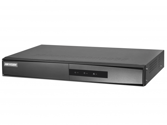 4-х канальный IP-видеорегистратор c PoE, 1 VGA до 1080Р, 1 HDMI до 1080Р, двустороннее аудио, 1 SATA для HDD до 6Тб, 4х100M PoE, 1 RJ45 10M/100M, 2 USB, -10°C...+55°C, DC48В, 10Вт макс (без HDD), ≤1кг (без HDD) Hikvision DS-7104NI-Q1/4P/M(C) — для бизнеса и офиса 4-х канальный IP-видеорегистратор c PoE, 1 VGA до 1080Р, 1 HDMI до 1080Р, двустороннее аудио, 1 SATA для HDD до 6Тб, 4х100M PoE, 1 RJ45 10M/100M, 2 USB, -10°C...+55°C, DC48В, 10Вт макс (без HDD), ≤1кг (без HDD) Hikvision DS-7104NI-Q1/4P/M(C) — для бизнеса и офиса