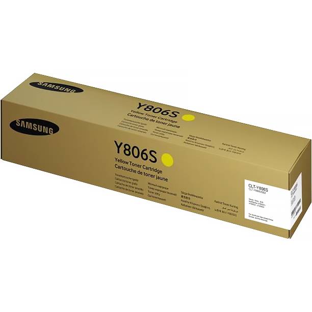 Тонер-картридж Samsung CLT-Y806S Yellow Toner Cartridge (SS729A) — для бизнеса и офиса Тонер-картридж Samsung CLT-Y806S Yellow Toner Cartridge (SS729A) — для бизнеса и офиса