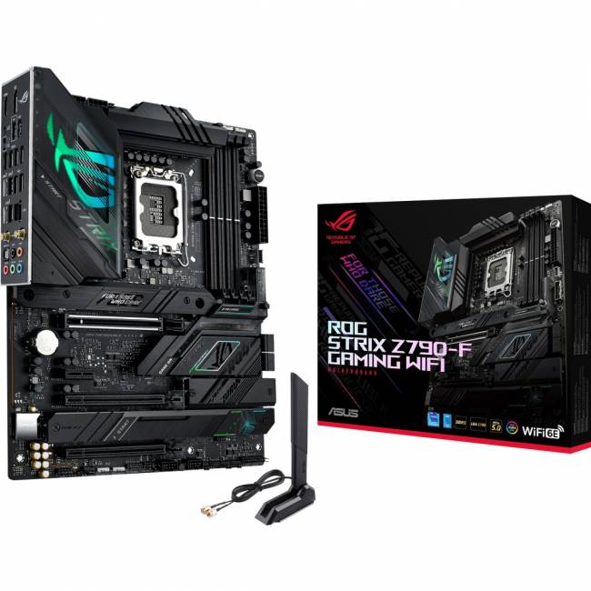 Материнская плата ASUS ROG STRIX Z790-F GAMING WIFI (90MB1CP0-M0EAY0) — для бизнеса и офиса Материнская плата ASUS ROG STRIX Z790-F GAMING WIFI (90MB1CP0-M0EAY0) — для бизнеса и офиса
