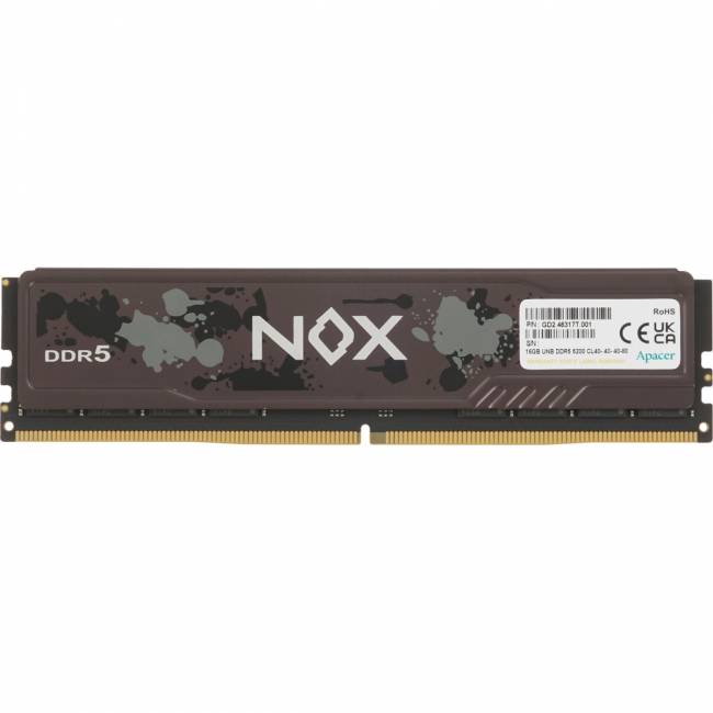 Модуль памяти Apacer AH5U16G52C522MBAA-1 — для бизнеса и офиса Модуль памяти Apacer AH5U16G52C522MBAA-1 — для бизнеса и офиса