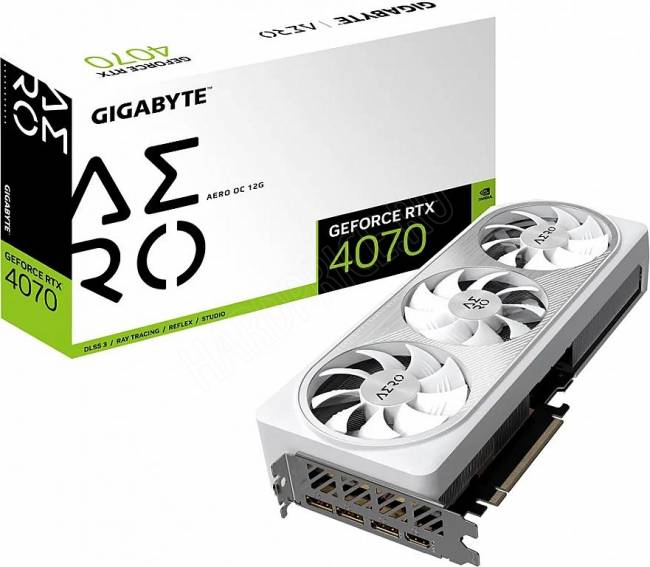 Видеокарта Gigabyte GV-N4070AERO OC-12GD — для бизнеса и офиса Видеокарта Gigabyte GV-N4070AERO OC-12GD — для бизнеса и офиса