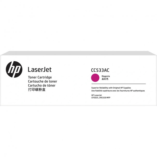 Тонер-картридж HP 304A Magenta LaserJet Contract Toner Cartridge (CC533AC) — для бизнеса и офиса