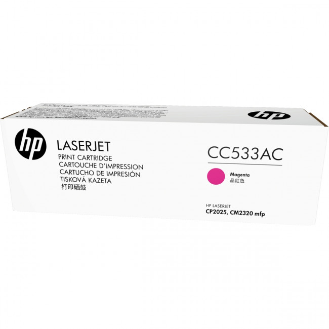 Тонер-картридж HP 304A Magenta LaserJet Contract Toner Cartridge (CC533AC) — для бизнеса и офиса