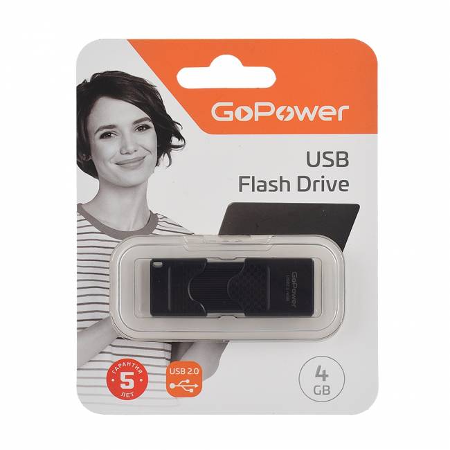 Флеш-накопитель Флеш-накопитель GoPower SLIDER 00-00025961 — для бизнеса и офиса Флеш-накопитель Флеш-накопитель GoPower SLIDER 00-00025961 — для бизнеса и офиса