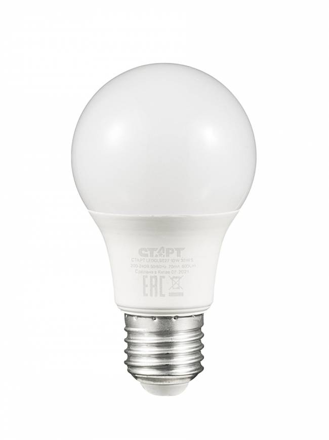 Лампа светодиодная СТАРТ груша E27 10W 3000К Лампа светодиодная СТАРТ груша E27 10W 3000К — для бизнеса и офиса Лампа светодиодная СТАРТ груша E27 10W 3000К Лампа светодиодная СТАРТ груша E27 10W 3000К — для бизнеса и офиса