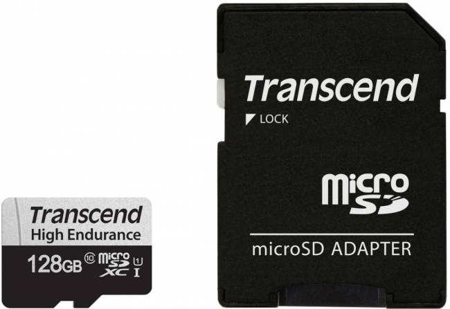 Карта памяти Transcend microSDXC 350V — для бизнеса и офиса Карта памяти Transcend microSDXC 350V — для бизнеса и офиса