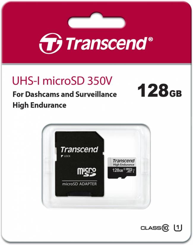 Карта памяти Transcend microSDXC 350V — для бизнеса и офиса Карта памяти Transcend microSDXC 350V — для бизнеса и офиса