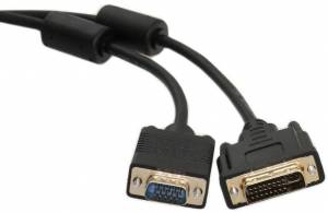 Кабель-переходник DVI (24+5)----> VGA_M/M 1,8м Telecom ( TA680F-1.8M) Telecom DVI-I (m) to VGA (m)