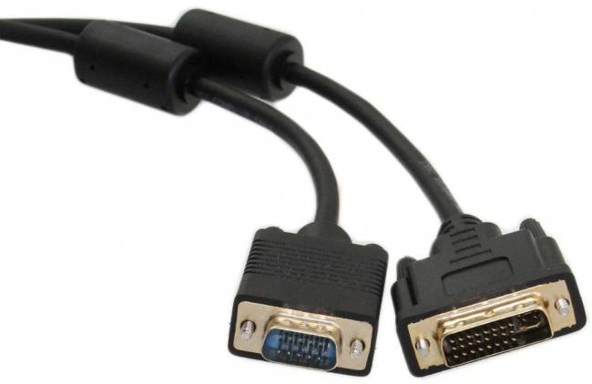 Кабель-переходник DVI (24+5)----> VGA_M/M 1,8м Telecom ( TA680F-1.8M) Telecom DVI-I (m) to VGA (m) — для бизнеса и офиса Кабель-переходник DVI (24+5)----> VGA_M/M 1,8м Telecom ( TA680F-1.8M) Telecom DVI-I (m) to VGA (m) — для бизнеса и офиса