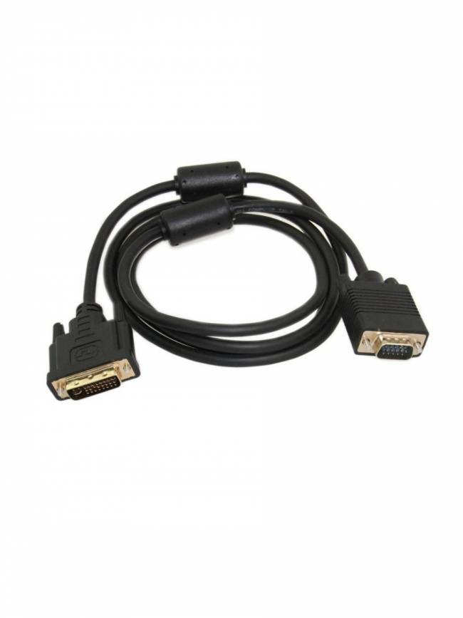 Кабель-переходник DVI (24+5)----> VGA_M/M 1,8м Telecom ( TA680F-1.8M) Telecom DVI-I (m) to VGA (m) — для бизнеса и офиса Кабель-переходник DVI (24+5)----> VGA_M/M 1,8м Telecom ( TA680F-1.8M) Telecom DVI-I (m) to VGA (m) — для бизнеса и офиса