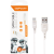 Кабель GoPower GP01M USB (m)-microUSB (m) 1.0м 2.4A ПВХ белый (1/800) Кабель GoPower GP01M (00-00018563) — для бизнеса и офиса