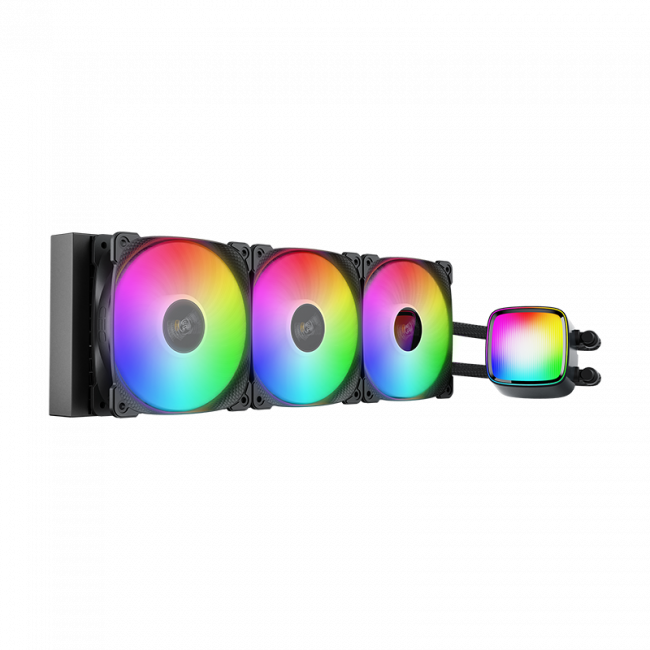 Система жидкостного охлаждения Geometric Future Eskimo Pro 360 Black — для бизнеса и офиса Система жидкостного охлаждения Geometric Future Eskimo Pro 360 Black — для бизнеса и офиса