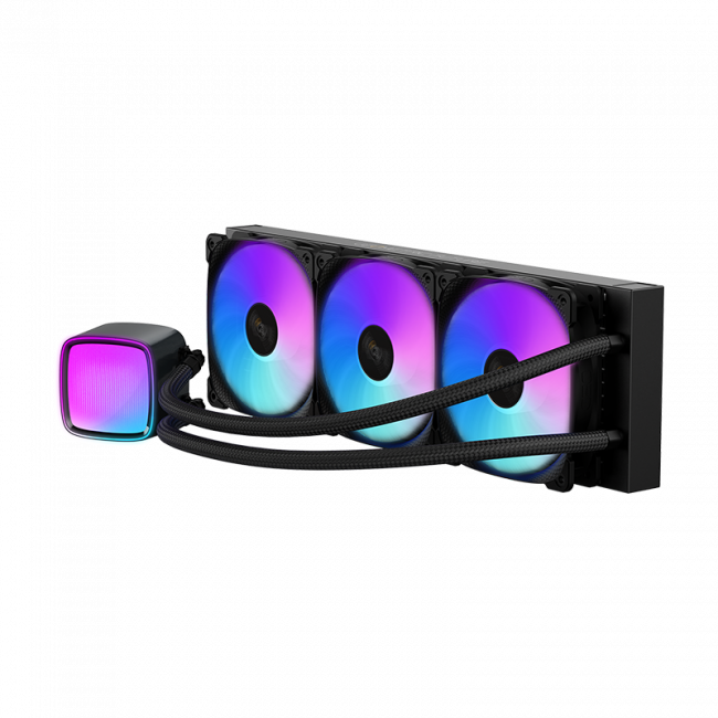 Система жидкостного охлаждения Geometric Future Eskimo Pro 360 Black — для бизнеса и офиса Система жидкостного охлаждения Geometric Future Eskimo Pro 360 Black — для бизнеса и офиса