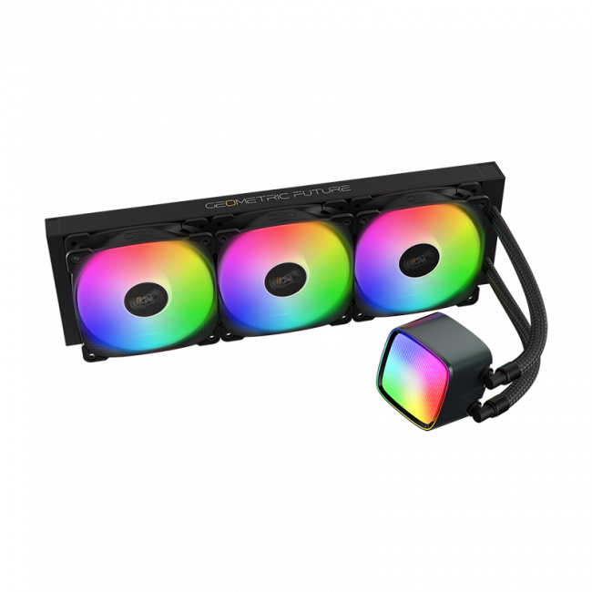 Система жидкостного охлаждения Geometric Future Eskimo Pro 360 Black — для бизнеса и офиса Система жидкостного охлаждения Geometric Future Eskimo Pro 360 Black — для бизнеса и офиса