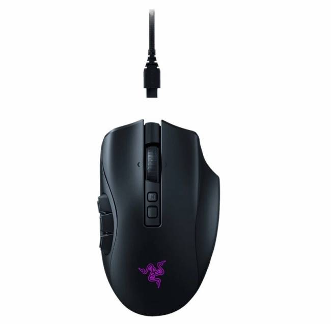 Игровая мышь Razer Naga V2 Pro Razer RZ01-04400100-R3G1 — для бизнеса и офиса Игровая мышь Razer Naga V2 Pro Razer RZ01-04400100-R3G1 — для бизнеса и офиса