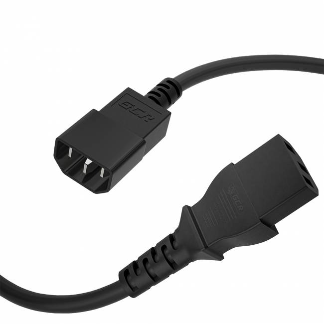 GCR Кабель питания PROF удлинитель 1.5m, С13 - С14, черный, 3*1,0mm, GCR-54336 Greenconnect GCR-54336 — для бизнеса и офиса GCR Кабель питания PROF удлинитель 1.5m, С13 - С14, черный, 3*1,0mm, GCR-54336 Greenconnect GCR-54336 — для бизнеса и офиса