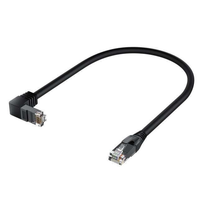 GCR Патч-корд прямой 0.5m UTP кат.5e, черный, верхний угол, литой, ethernet high speed, RJ45, T568B, GCR-53198 Greenconnect RJ45(m) - RJ45(m) Cat. 5e 0.5м чёрный — для бизнеса и офиса GCR Патч-корд прямой 0.5m UTP кат.5e, черный, верхний угол, литой, ethernet high speed, RJ45, T568B, GCR-53198 Greenconnect RJ45(m) - RJ45(m) Cat. 5e 0.5м чёрный — для бизнеса и офиса