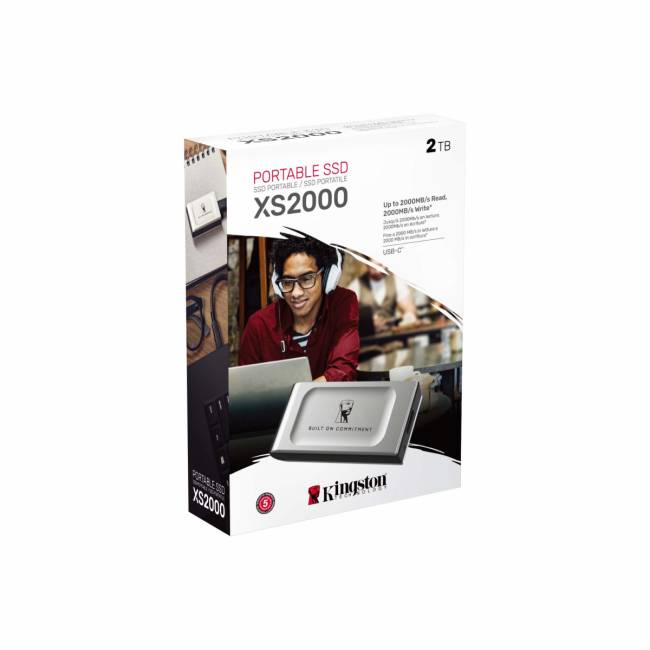 Твердотельный накопитель Kingston External SSD XS2000 BOC 2000GB (SXS2000/2000GA) — для бизнеса и офиса Твердотельный накопитель Kingston External SSD XS2000 BOC 2000GB (SXS2000/2000GA) — для бизнеса и офиса