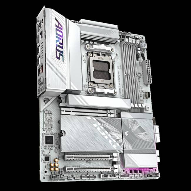 Материнская плата Gigabyte X870E AORUS ELITE WIFI7 ICE — для бизнеса и офиса Материнская плата Gigabyte X870E AORUS ELITE WIFI7 ICE — для бизнеса и офиса