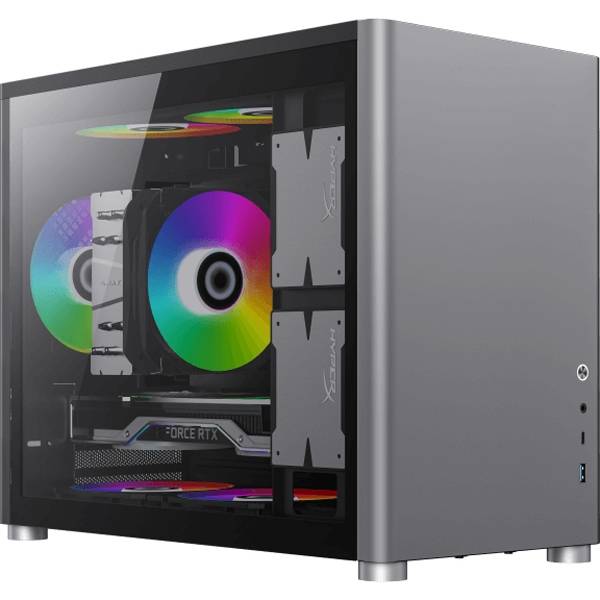 Компьютерный корпус, без блока питания mATX GameMax Spark Black — для бизнеса и офиса Компьютерный корпус, без блока питания mATX GameMax Spark Black — для бизнеса и офиса