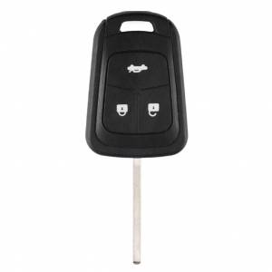 Корпус ключа CHEVROLET, OPEL 3 кнопки OP-11 HU100