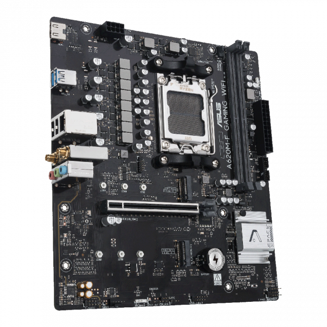 Материнская плата ASUS A620M-F GAMING WIFI — для бизнеса и офиса Материнская плата ASUS A620M-F GAMING WIFI — для бизнеса и офиса